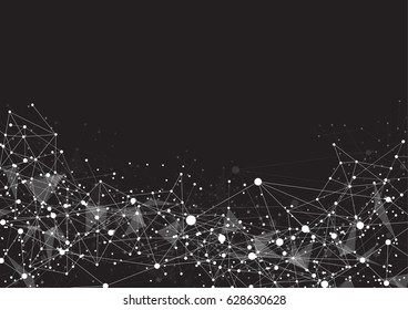 Abstract technology futuristic network