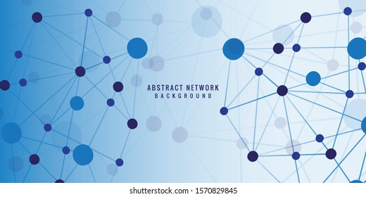 Abstract technology futuristic network background