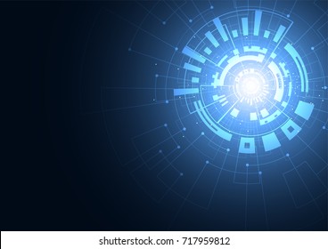 Abstract Technology Innovation Concept Future Futuristic Stock Vector ...