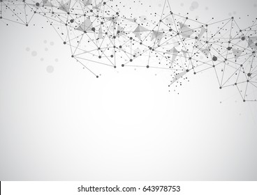 Abstract technology futuristic network. Vector illustration