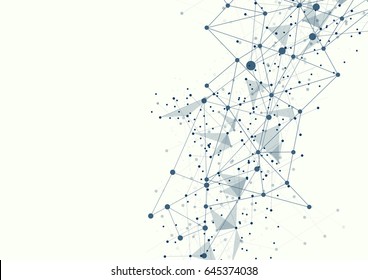 Abstract technology futuristic network. Vector illustration