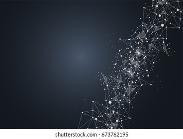 Abstract technology futuristic network. Vector illustration