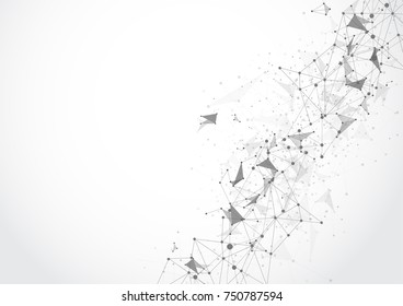 Abstract technology futuristic network. Vector illustration