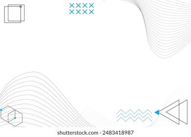 Abstract Technology Futuristic Vector Element Background