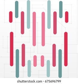 abstract technology geometric background