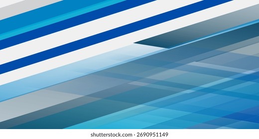 Tecnologia abstrata geométrica azul cor brilhante fundo de movimento. Modelo com cabeçalho e rodapé para brochura, impressão, anúncio, revista, cartaz, site, revista, folheto, relatório anual. Vetor corporativo
