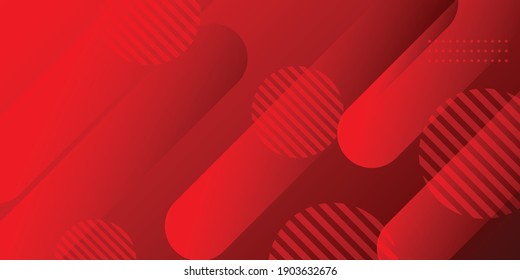 Abstract technology geometric red color shiny motion background. Abstract red background minimal, abstract creative overlap digital background, modern landing page concept vector