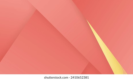 Abstract technology geometric red color shiny motion background. Vector abstract red wavy background. Curve flow motion