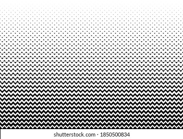 Abstract Technology Geometric Triangle Halftone Seamless Pattern. EPS10 Vector