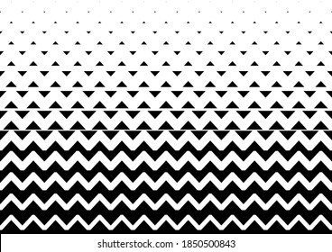 Abstract Technology Geometric Triangle Halftone Seamless Pattern. EPS10 Vector