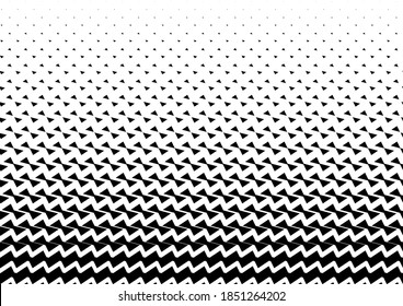 Abstract Technology Geometric Triangle Halftone Seamless Pattern. EPS10 Vector