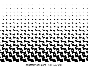 Abstract Technology Geometric Triangle Halftone Seamless Pattern. EPS10 Vector