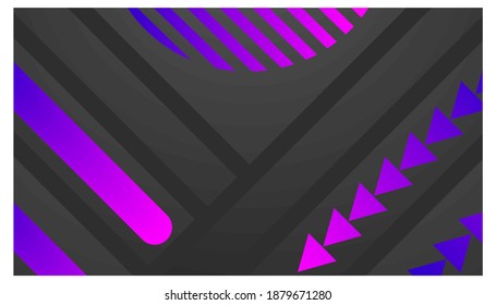 abstract technology Gradient background and wallpaper with different shapes Free Vector eps10
