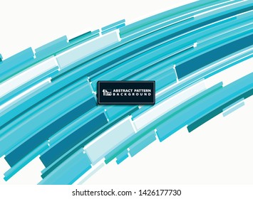 Abstract technology gradient blue color square shape template motion design. You can use for ad, poster, artwork, template design. illustration vector eps10