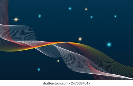 abstract technology grid lines background