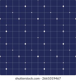 Abstract Technology Grid Seamless Pattern Geometric Game Board Background