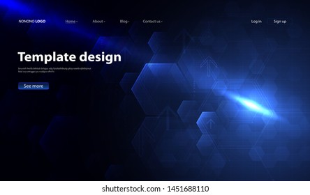 Abstract technology hexagon wallpaper data background. network futuristic wireframe. artificial intelligence. suitable for application, desktop, banner background, Print Backdrop and web.