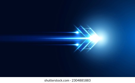 Abstract technology hi tech background concept speed movement motion blur moving fast in the light.