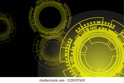 Abstract technology high-tech wallpaper
