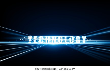 Abstract technology Hitech communication concept innovation background, vector design