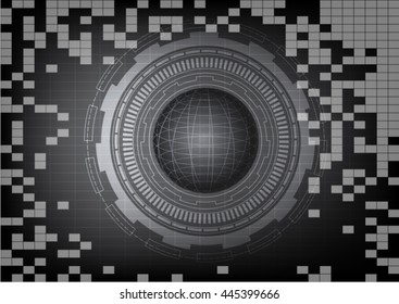 abstract technology Hi-tech communication concept background