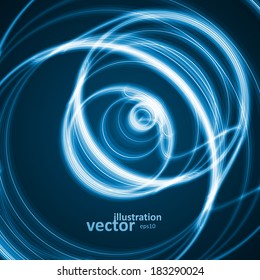 Abstract technology illustration, vector stylish concept eps10