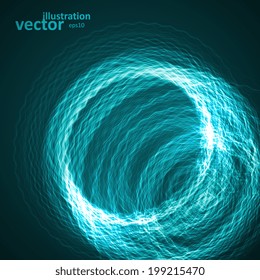 Abstract technology illustration, vector stylish concept eps10