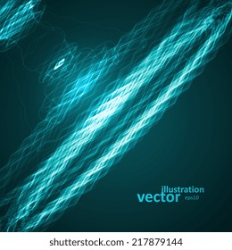 Abstract technology illustration, vector stylish concept eps10