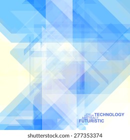 Abstract technology illustration, vector stylish concept eps10