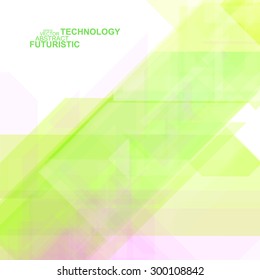 Abstract technology illustration, vector stylish concept eps10