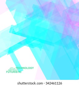 Abstract technology illustration, vector stylish concept eps10