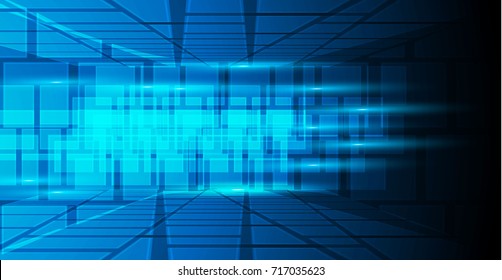 Abstract Technology Innovation Concept Business Background Stock Vector ...