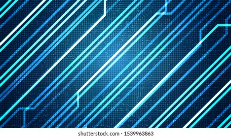 Abstract Technology Line Background,Hi-tech and Internet Concept design,Free Space For text in put,Vector illustration.