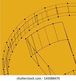 Abstract technology lined template background for web design. eps10 texture vector illustration 