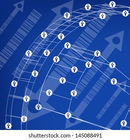 Abstract technology lined template background for web design. eps10 texture vector illustration 