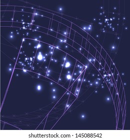 Abstract technology lined template background for web design. eps10 texture vector illustration 