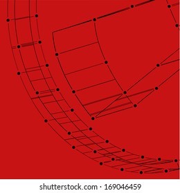 Abstract technology lined template background for web design. eps10 texture vector illustration