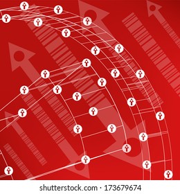 Abstract technology lined template background for web design. eps10 texture vector illustration