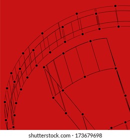 Abstract technology lined template background for web design. eps10 texture vector illustration