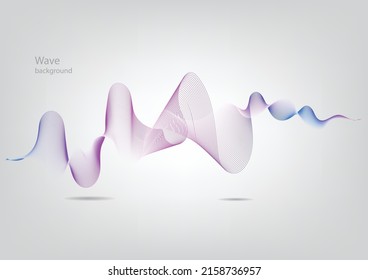 Abstract technology lines backgrounds by wave lines background. Curve modern pattern.