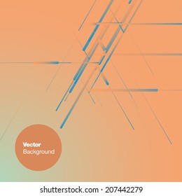 Abstract technology lines vector background.