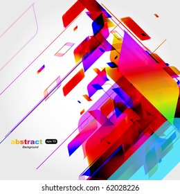 Abstract technology lines vector background