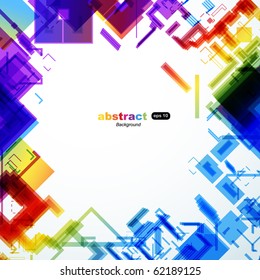 Abstract technology lines vector background