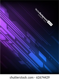 Abstract technology lines vector background