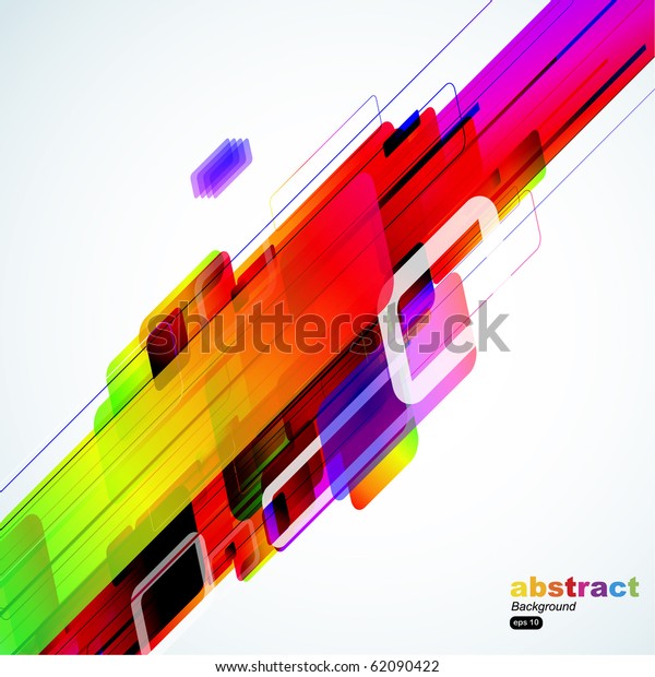 Abstract Technology Lines Vector Background Stock Vector (Royalty Free ...