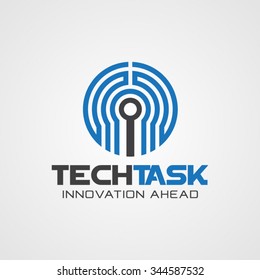 Abstract Technology Logo