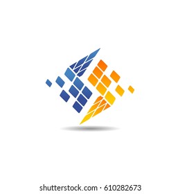 abstract technology logo