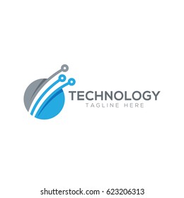 Abstract technology logo