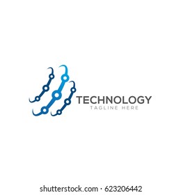 Abstract Technology Logo Stock Vector (Royalty Free) 623206442 ...