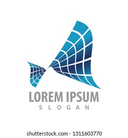 Abstract  technology logo concept design. Symbol graphic template element 